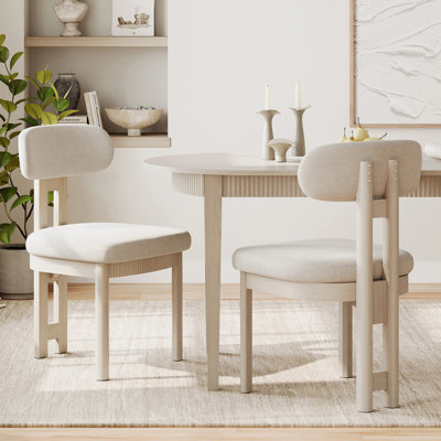 Ensemble de 2 chaises de salle à manger Mid-Century modernes