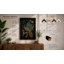 Ornamental Peacock Display Maximalist - Framed Print-106460934-106460932