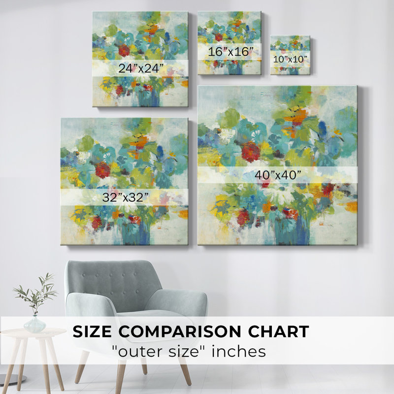 Peinture sur toile, H 32 po x l 32 po