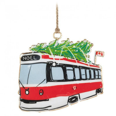 Ornement de Noël en calèche