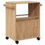Alamak vidaXL Kitchen Trolley "OTTA" 59x45x80 cm Solid Wood Pine