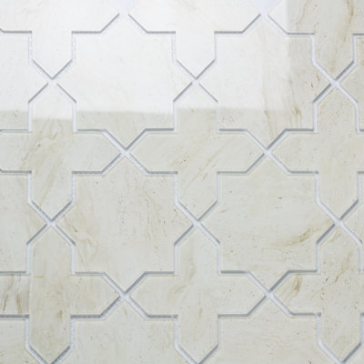 Carreau de mosaïque en verre 9 po x 15 po Tuscan Design