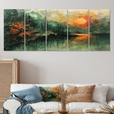 Charron - Abstract Landscape Canvas Art Set