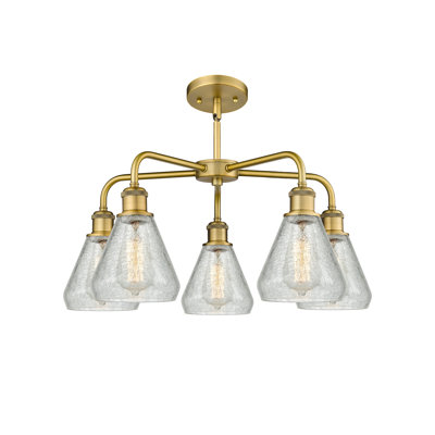 Lustre conique à 5 lumières Kotter