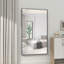 Miroir de salle de bain rectangulaire surdimensionné de 60 po x 40 po avec cadre noir-651606652-651606655