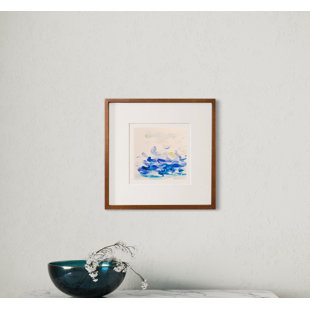 «Trace The Touch of Ocean No.1» par Fanyu Lin - impression d'un seul cadre