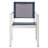 Metal Outdoor Stacking Dining Armchair