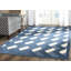 Tapis bleu marine / beige Arneshia-22212673
