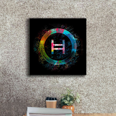 «HBAR Hedera Crypto», impression sur toile tendue