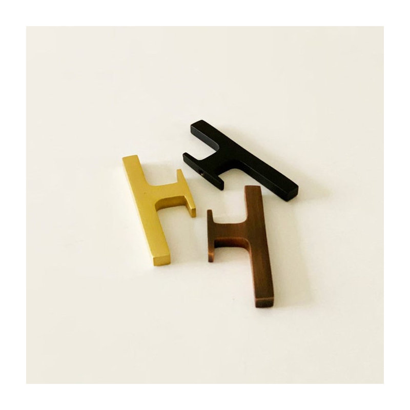 Madelyn Carter Gabrielle Solid Brass Cabinet Hardware, Matte Black Cabinet Knob, Black