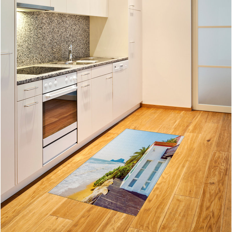 Ocean High Density Long Fiber Poly Threads Decorative Area Rug Carpet, Rectangle 2'7" x 5'