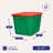 Homz Plastic Storage Tub & Tote