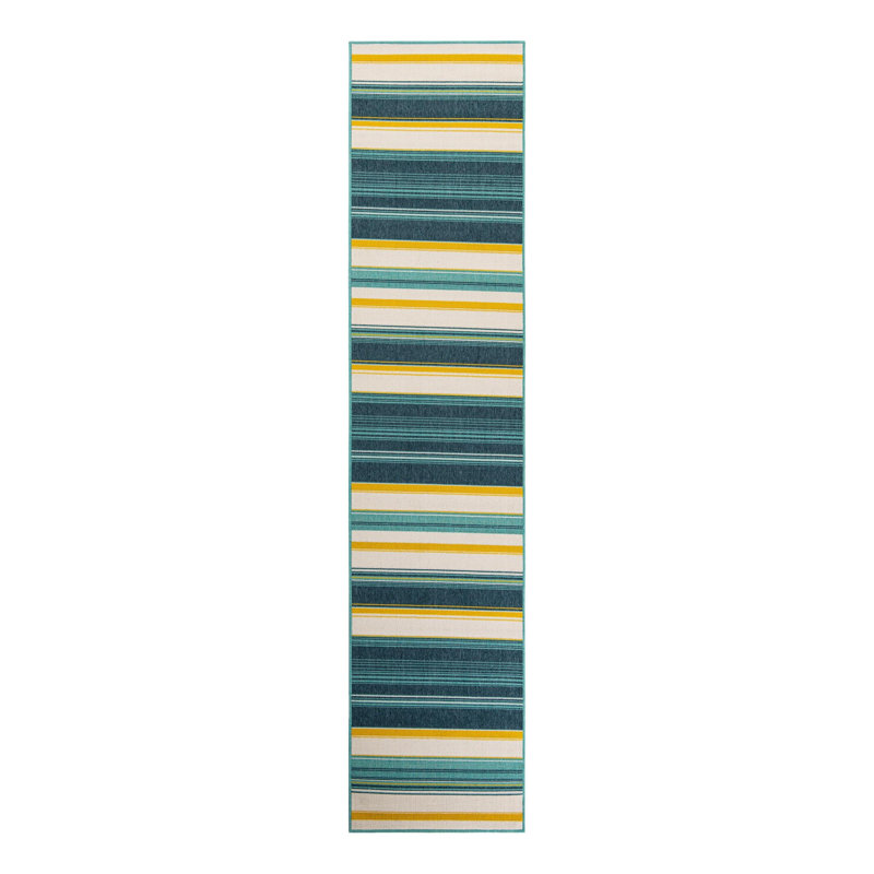 Gourlie Indoor/Outdoor Area Rug, Runner 2'7" x 12'