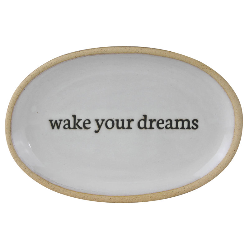 Wake Your Dreams Ceramic Affirmation Tray