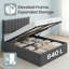 Metal Storage Bed