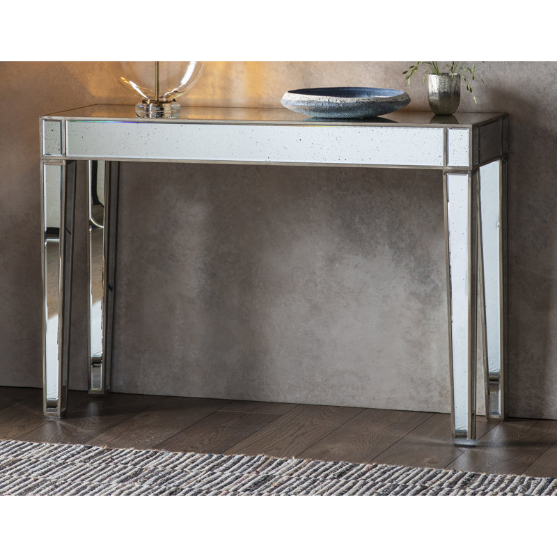 Kaliyah 118cm Glass Top Console Table