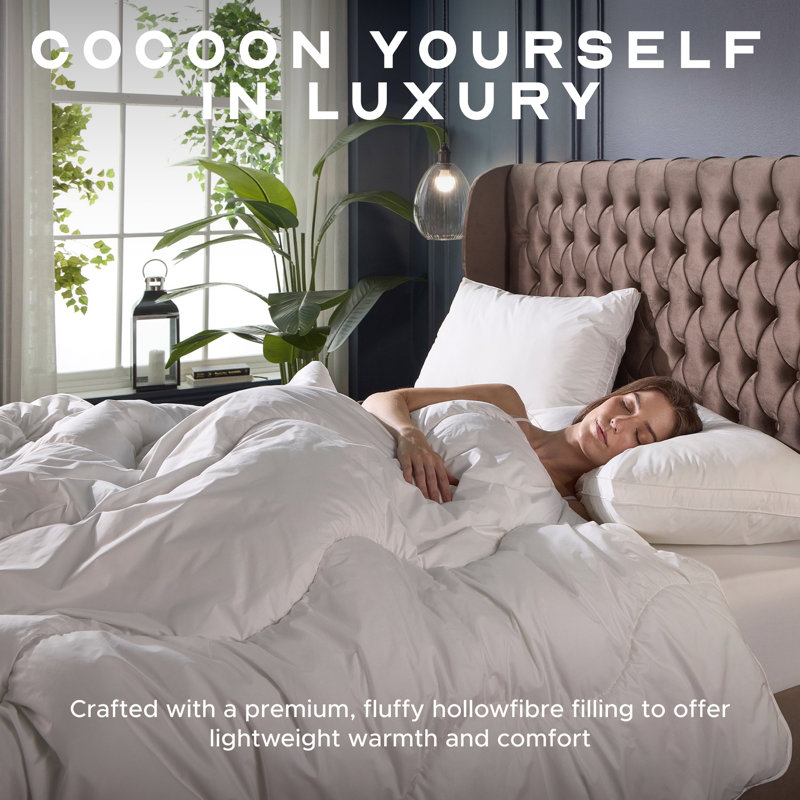 Retreat Indulgent Cotton 13.5 Tog Winter Duvet, Kingsize