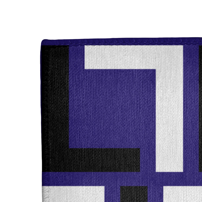 Geometric Indoor Rug, Rectangle 2' x 3'