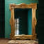 Miroir de plancher rectangulaire en bois manufacturé + bois massif-98431918