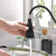 Robinet de cuisine tactile avec douchette extractible-119337246