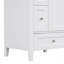 24-Inch Bathroom Vanity With Storage, Adjustable Shelf, MDF & Rubberwood, Removable Dividers-1582693115