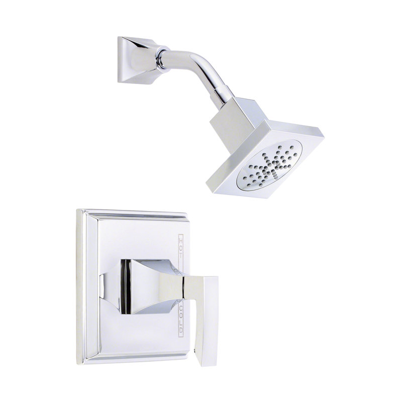 Robinet de douche thermostatique Logan, Chrome poli
