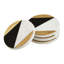 Marble Round 4 Piece Coaster Set