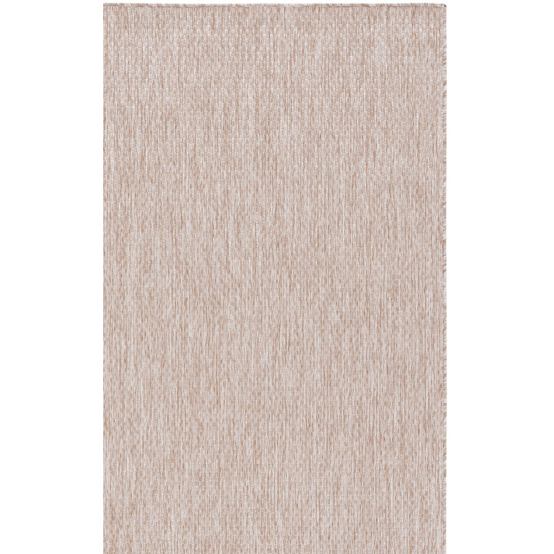 Alodi Performance Solid Color Indoor/Outdoor Area Rug, Rectangle 5'3" x 7'6"