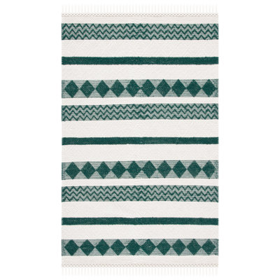 Natura Hand Woven Wool Geometric Rug