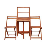 Astoria 2 - Person Wood Patio Dining Set with Rectangular Table
