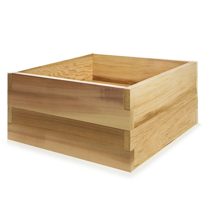 Boîte de jardin surélevée, H 10,5 po x l 22 po x P 22 po