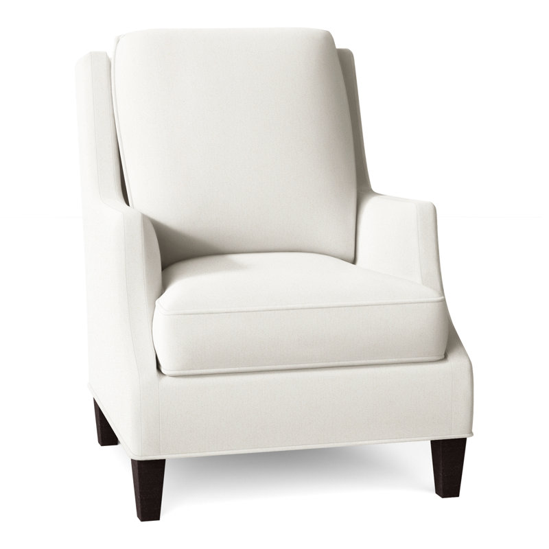 Fauteuil l 31,5 po Savannah, Espresso, Perigold améliorer blanc
