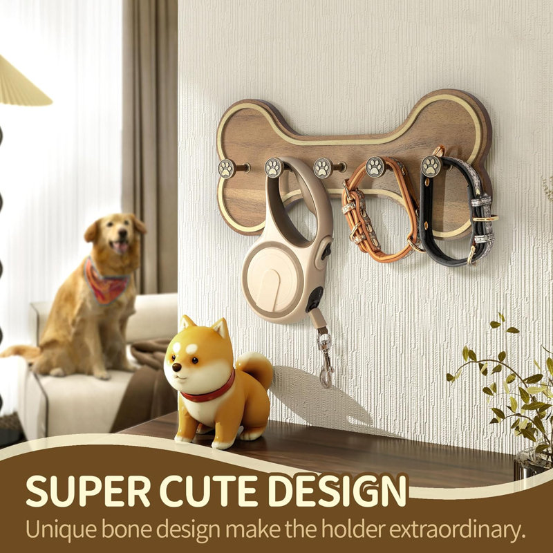 Support mural pour chien Farmhouse