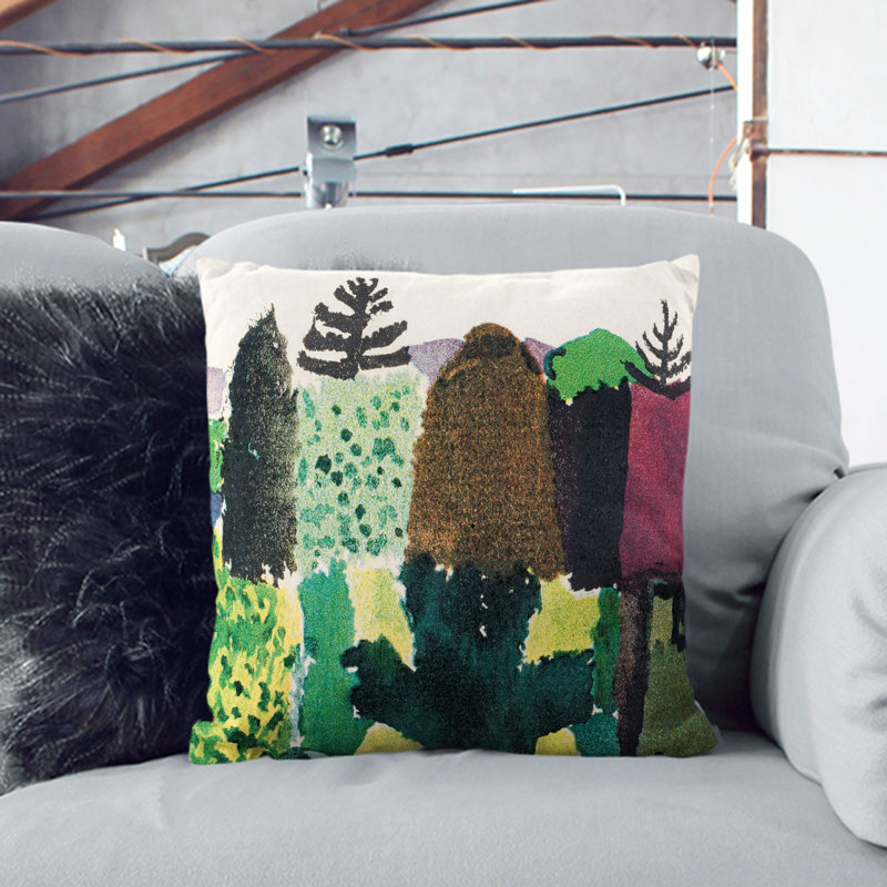 Park by Paul Klee Scatter Cushion with Filling, 55cm H x 55cm W x 20cm D