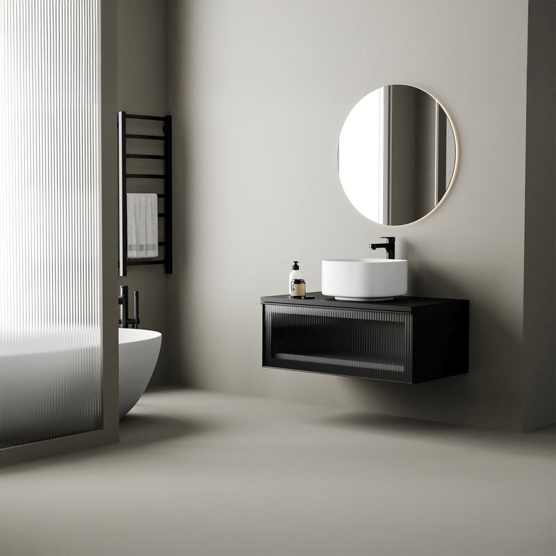 Bloom 40.40 Countertop (Vessel) Bathroom Sink in Glossy White, Glossy White