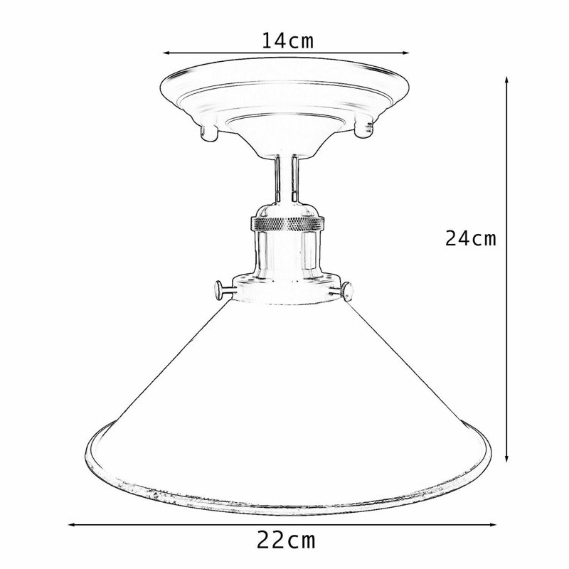 Macleod Flush Mount, White