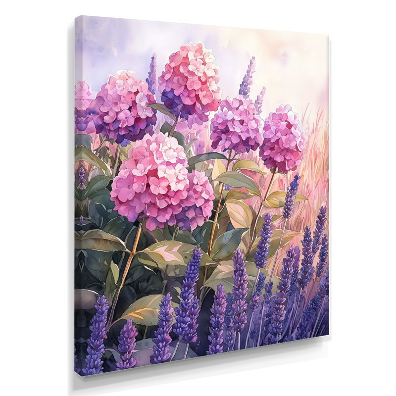 Elyse - impressions sur toile florales, H 32 po x l 16 po, Toile tendue, Ne s’applique pas