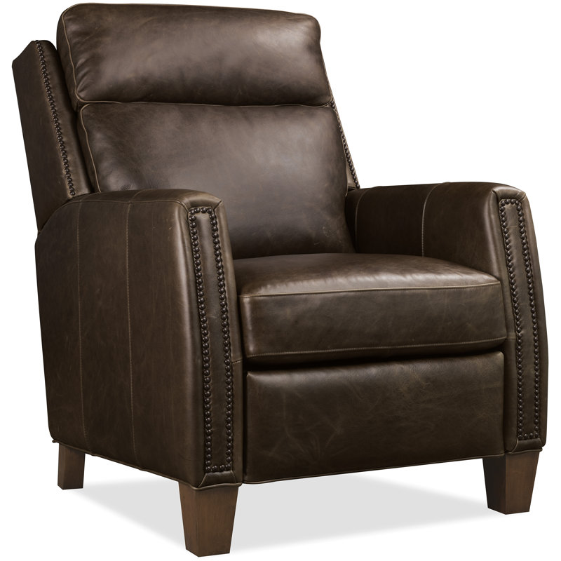 Jacklyn Power Recliner with Pop-Up Headrest, Brown