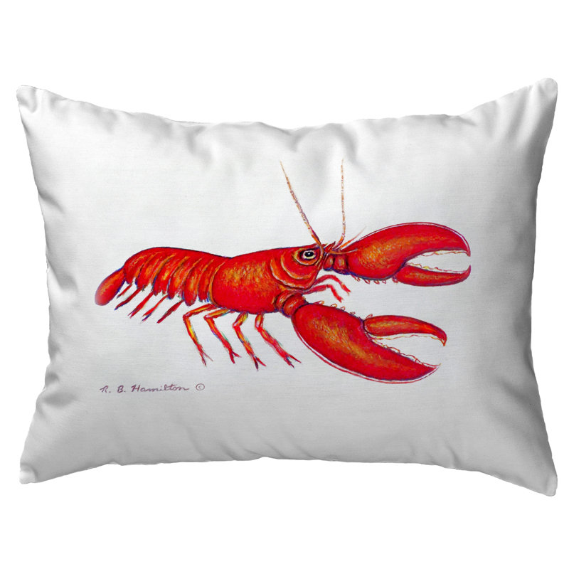  Housse et insert de coussin rectangulaire pour l'extérieur Lobster