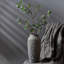 Vase en céramique rustique 12,5 pouces, vase décoratif pour maison de campagne, grand vase à fleurs pour salon, table, mariage, tablette, finition bronze