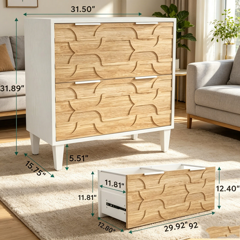 Wood Storage Cabinet