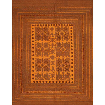 Tapis oriental brun / orange