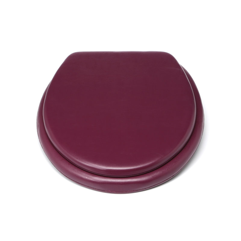 Fantasia Round Toilet Seat and Lid, Burgundy