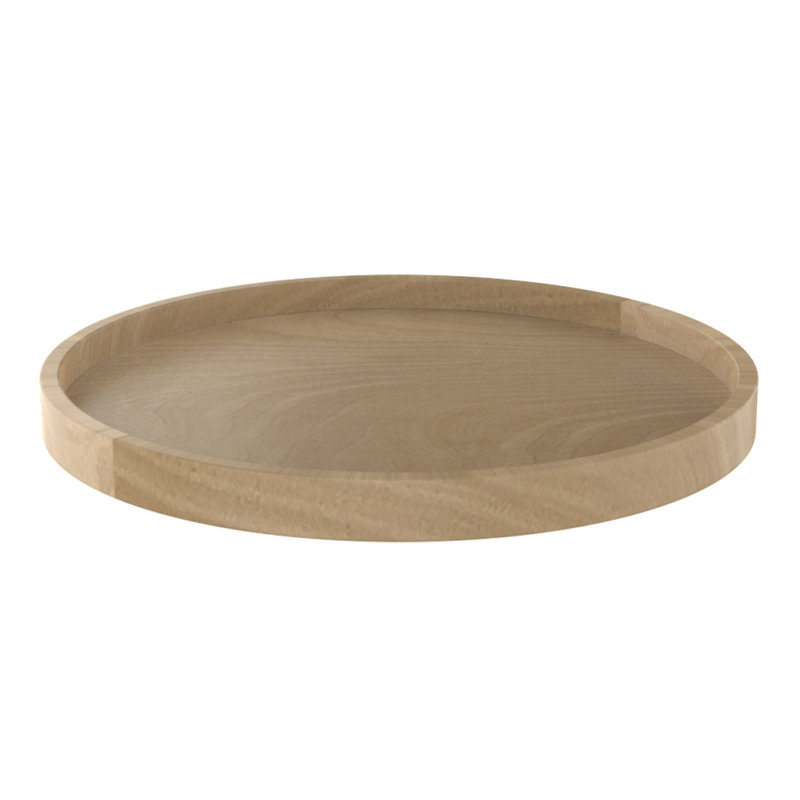 Rev-A-Shelf Lazy Susan Wooden Circle 1-Shelf w/Swivel Bearings, 18" W