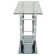 Nyvian 48'' Glass Top Console Table