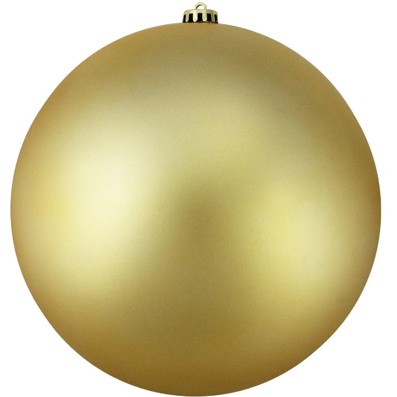 Ornement boule de Noël mat incassable, Vegas Vegas, H 7 po x l 6 po x P 6 po