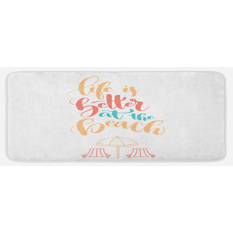 Tapis de plage Beach Saying