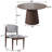 Chynthia 4 - Person Solid Wood Round Dining Set-85336324