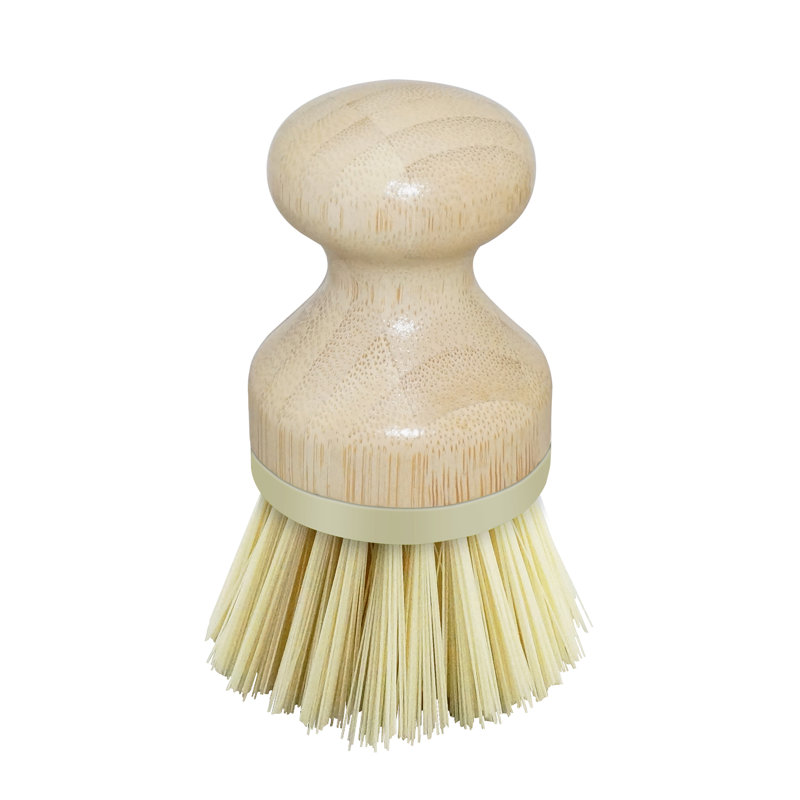 Bamboo Palm Dish Brush, Beige