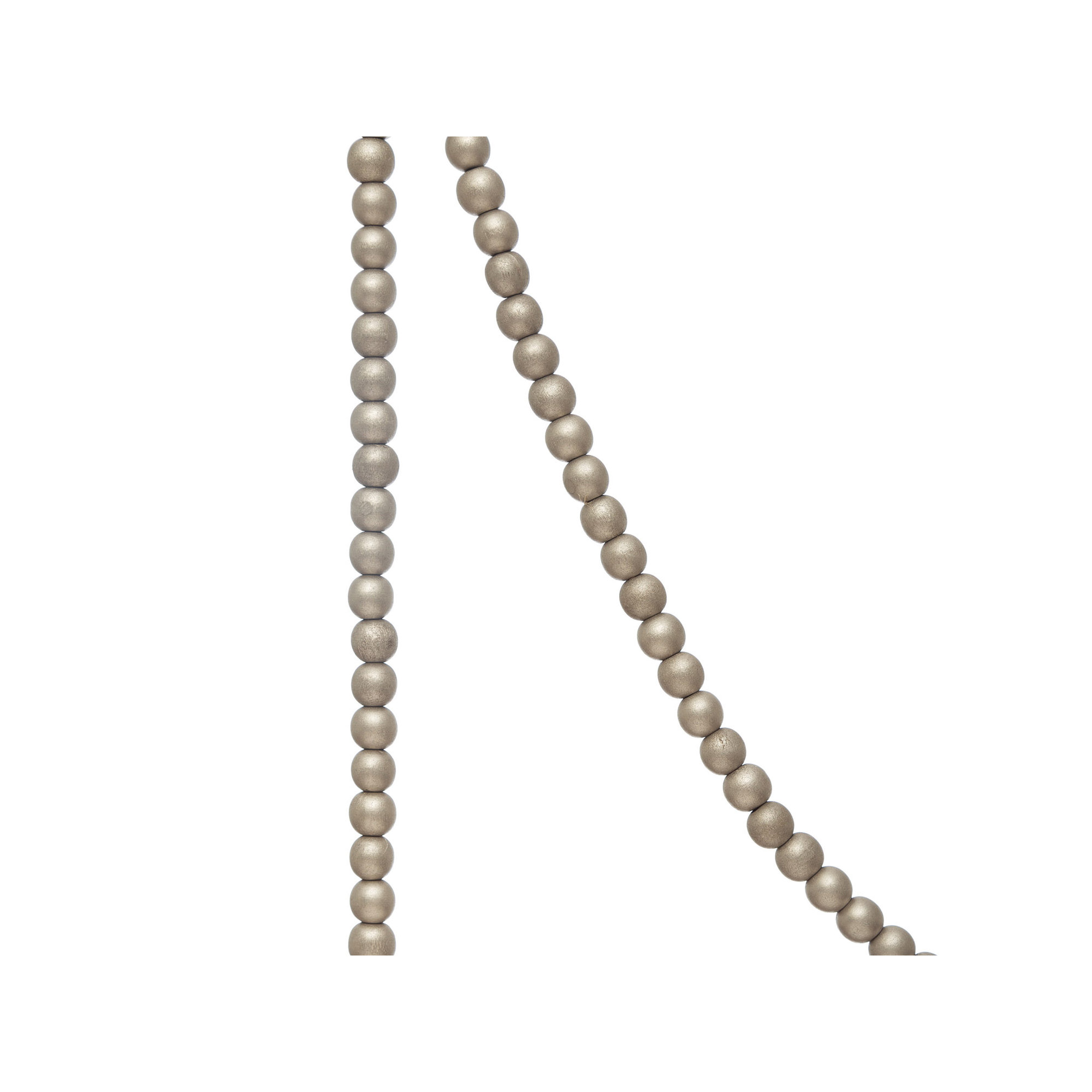 6' Taupe Bead Novelty Garland
